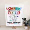 Pregnancy Announcement Quilt Blanket - New Dad Gift, Elephant or Suitable for Home Decoration