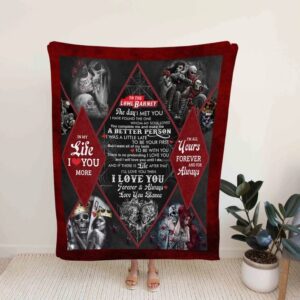 Quilt Bedding Set Blanket - Skull Couple, Love Skull or Suitable for Home Decoration