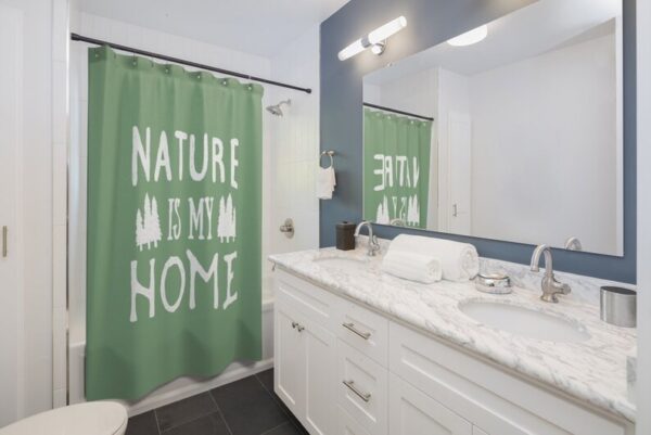 Shower Curtain Nature is My Home for Bathroom Decor, Home Decor