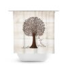 Tree Shower Curtain, Country Bathroom Decor, Rustic Shower Curtain, Farmhouse Bathroom Decor, Brown Bath Curtain, Brown Bathroom